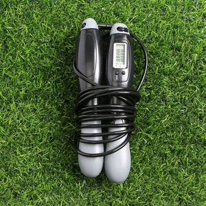 디지털 카운트 줄넘기 블랙  소음없는 와이어줄넘기