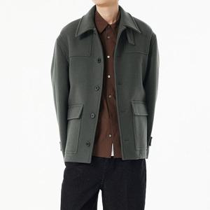 [MEN][정가 559000원]논토글 미드 더플코트  9154411016