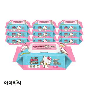 [NEW]헬로키티 크고 도톰한 행주티슈 30매x10팩
