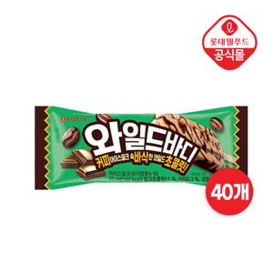 [롯데] 와일드바디 70ml 아이스 바 40개 세트