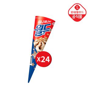 [롯데] 월드콘 바닐라/초코/쿠앤크 24개 세트 3종 택1