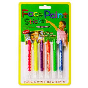 형광페이스페인팅(스틱형) 얼굴낙서 얼굴페인팅 얼굴낙서펜 바디페인팅 페이스페인팅