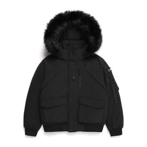 N234WDW930 여성 타루가 퍼 트리밍 후디 다운 점퍼 CARBON BLACK