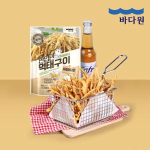 [소비기한 2025-12-20]한입만 먹태구이 바질어니언 25g x 4봉
