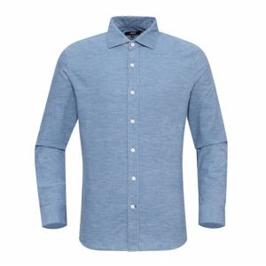 남성 블루 코듀로이 셔츠(X2WSU3180BL)