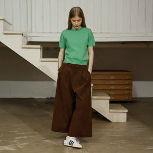 yoyoyoy여성[최초가 158000원] 코듀로이 터크 기모 와이드 밴딩 팬츠(3colors)_AJ12WQWSL32