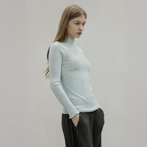 yoyoyoy여성[최초가 44000원] 프릴 하이넥 긴팔 티셔츠(3colors)_AJ10WNKPO33