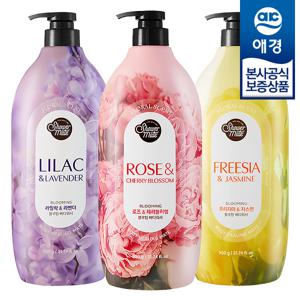 [애경] 플라워 퍼퓸 바디워시 900g x3개