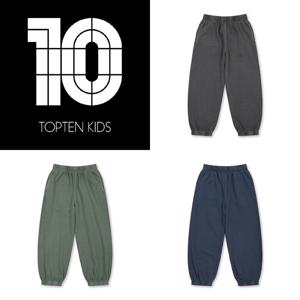 MKF4PT1201 탑텐키즈 남아 테리 가먼트다잉 조거 스웨트팬츠
