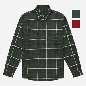 공용 멀티체크 플란넬 셔츠 (NSI647)