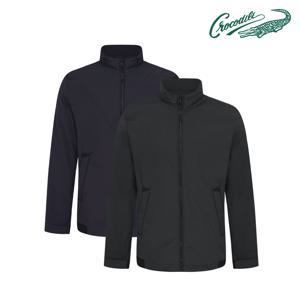 투톤 원단 불규칙 퀼팅점퍼 CDAA7JP3205