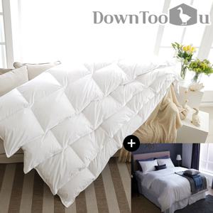 다운투유 폴란드 구스이불Q 1.2k+이불커버 한파용