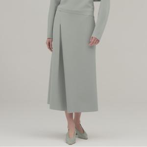 [신비][최초가149,000]몬드 핀턱 스판 훌 스커트_SVSK240301