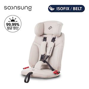 순성 빌리 프로 휴대용 카시트 밀키베이지 / 전용백+킥매트