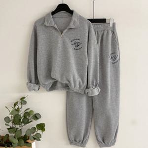 [브리치] 헤이븐 / 젬슬 반집업 기모 트레이닝 세트(3color)