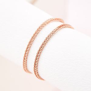 14K 프리앤심플 체인반지 레이어드 데일리 포인트