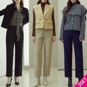 [최초가 78,000] 3SET  텐션 밴딩 슬랙스 3종세트