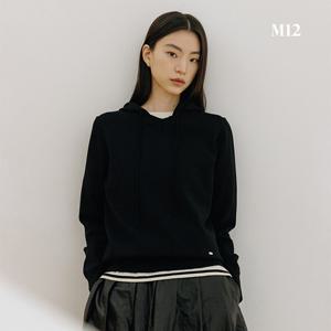[온플] [4만원인하] M12 25SS 여성 실크블렌디드 후드 니트 3종