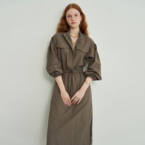 공식몰 [정상가 99,000원] 차이나넥 스트링 포켓 원피스 LL09OP103