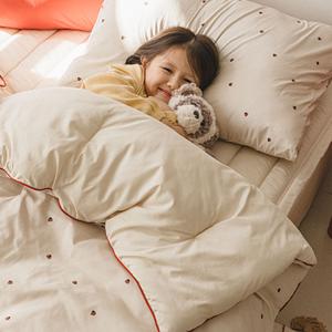 필굿 키즈 알러지케어 이불세트 - 오트밀버그