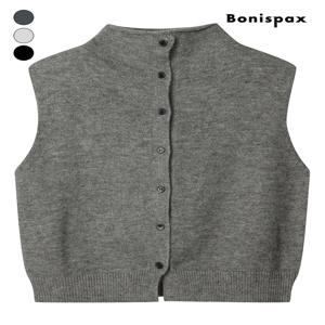 버튼 포인트 모크넥 니트 베스트 (XP9VT001M0)