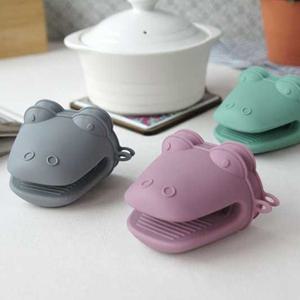 뉴 실리콘 파스텔 악어 주방장갑 2P세트 3color 주방고무장갑 실리콘주방장갑 키친장갑 위생장갑