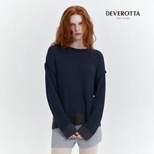 [온플] 드베로타 25FW 이태리알파카 리버서블 이중직 풀오버