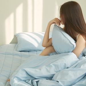 [풀세트] 시그니처 마카롱 항균 사계절 온도조절 차렵이불 패드세트 소프트소다 (SS/QK/SK)