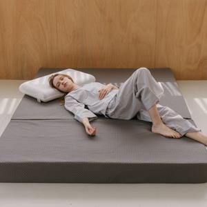 3단 접이식 매트리스 푹신한 침대 바닥 토퍼 15cm (SS)