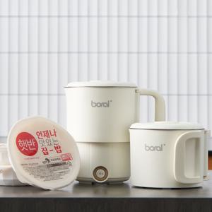 [25년형ver] 지티스 올스텐 접이식 전기포트 여행용 햇반 커피 휴대용 분유포트