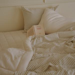 모먼트 먼지없는 향균 사계절 차렵이불세트 아이보리 (SS/QK)