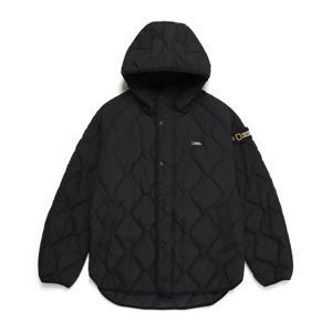 N244UPD030 오릭스 퀼팅 후디 자켓 CARBON BLACK