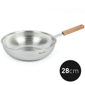 키친아트 멘토 통5중 엠보 인덕션 스텐 궁중팬 28cm