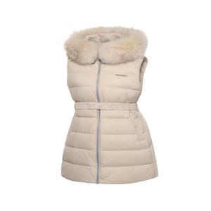 여성 CO 후디 롱 다운 퍼 베스트 WWW23613E2