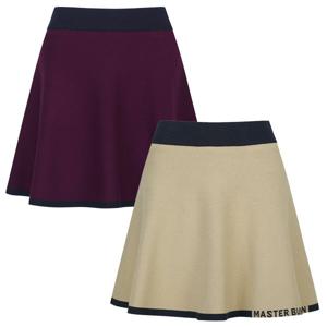 [마스터바니] 여성 로고 배색 플레어 니트 스커트 421C3PC369
