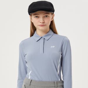 [마스터바니] 여성 컬러 믹스 카라 긴팔 티셔츠 421C3TO052