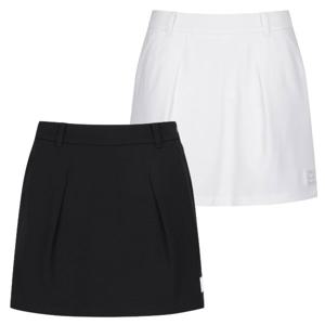 [마스터바니] 여성 미니멀 핀턱 A라인 백 밴딩 스커트 421C3PC360