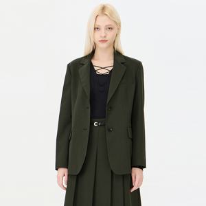 [본사] 자크마리 스트랩 벨트 싱글 자켓_SAJK02441DK