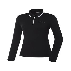 여성 VA 원포인트 에센셜 기모 폴로티셔츠 WWW23292Z1