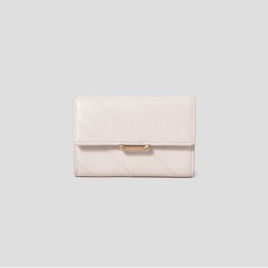 빈폴ACC 노라 퀼팅 명함 카드지갑 - 아이보리 BE51A4M140