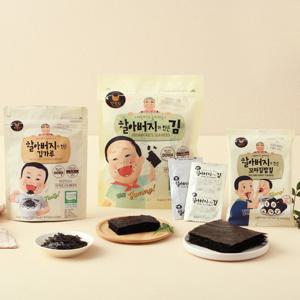 만전김 유기 할아버지가 만든 김 3종 세트 (아기김,꼬마김밥김,김가루)