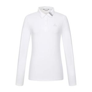 양말제공 [핑골프] 여성 카라 라인 포인트 긴팔 티셔츠 121E3TO051