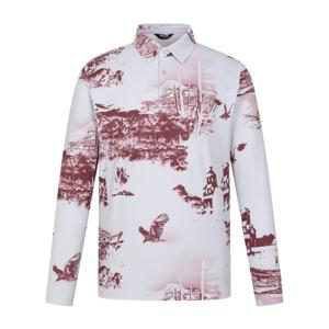 양말제공 [핑골프] 남성 프린팅 카라 긴팔 티셔츠 111E3TO181