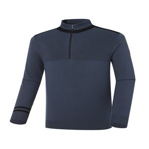 남성 VA 조직 믹스 반짚업 스웨터 WMU22K92B9