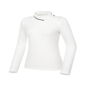 여성 CO 베이직 팁 컬러 포인트 폴로 티셔츠 WWW23212W3