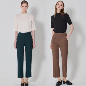 (LeOT)] 스트레치 밴딩 세미플레어 팬츠