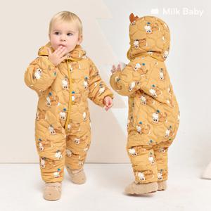 ][정상가139,000원]아기어흥 퀼팅 유아우주복 외출복 모자세트