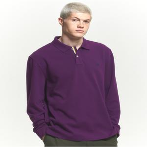 남성 [[24FW]] HZTS4D431V3 바이올렛 긴팔 피케 카라 티셔츠