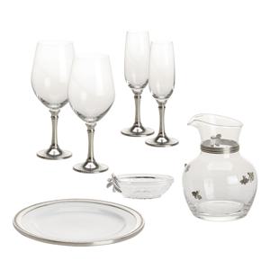 퓨터 주석식기 와인 세트 7P