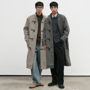 헤링본 하이넥 더플 코트 2COL / SBE3M10012